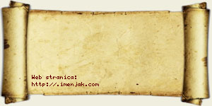 Janoš Tripić vizit kartica